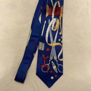 Fornasetti silk tie - Tailor tools